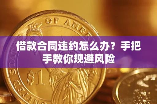济南借款合同违约怎么办？手把手教你规避风险