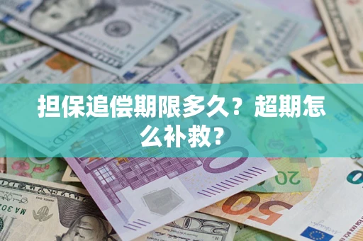济南担保追偿期限多久？超期怎么补救？